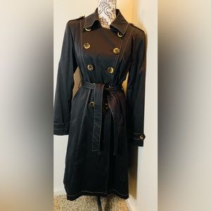 Donatella fleece removable liner coat